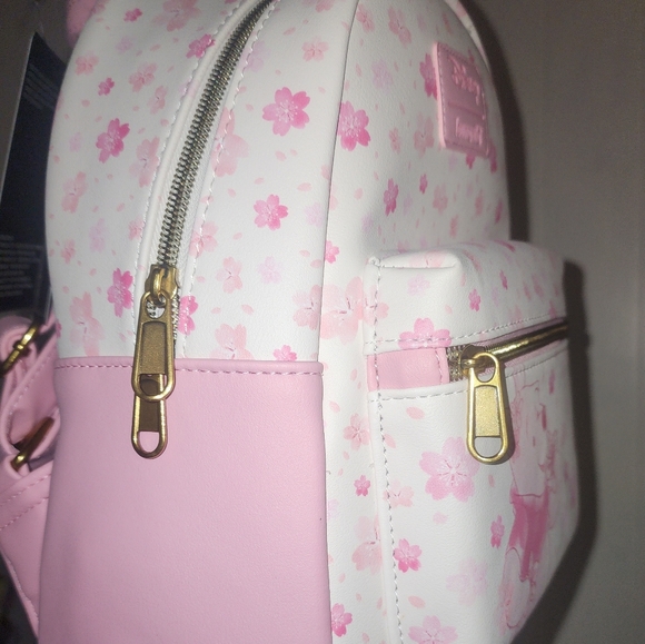 New Loungefly Disney Winnie The Pooh Cherry Blossom Mini Backpack 💗 - Picture 2 of 5